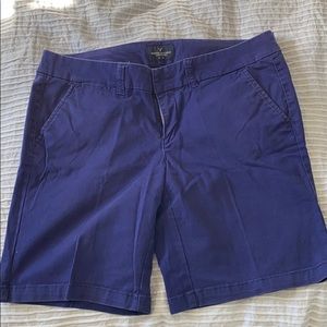Blue Bermuda shorts